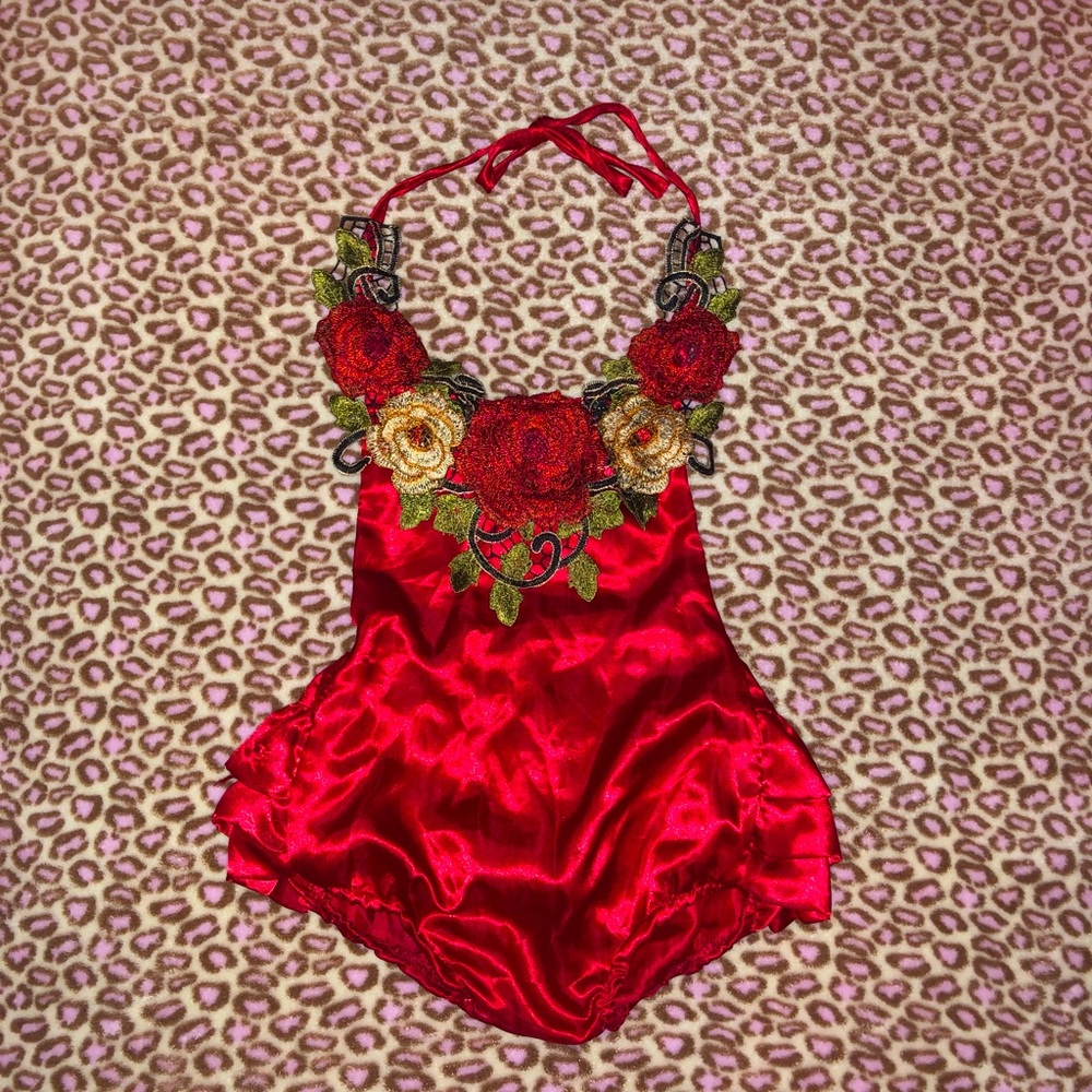 Boutique backless romper